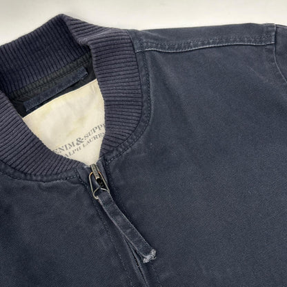 RalphLauren Denim&Supply ラルフローレンデニム&サプライ ネイビー 星条旗デザイン MA-1 ジャケット ジャケット