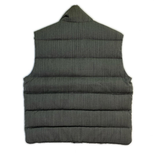 MONCLER モンクレール 国内正規 43308 グレー ヘリンボーン CHABRE ダウンベスト ベスト