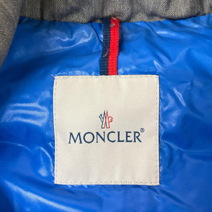 MONCLER Moncler Domestic Regular 43308 Gray Herringbone CHABRE Down Vest Vest