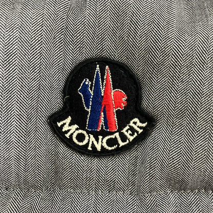 MONCLER Moncler Domestic Regular 43308 Gray Herringbone CHABRE Down Vest Vest
