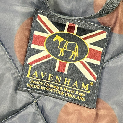 LAVENHAM ラベンハム カーキ 内側ドット柄 キルティングコート ジャケット