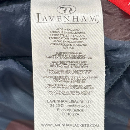 LAVENHAM ラベンハム カーキ 内側ドット柄 キルティングコート ジャケット