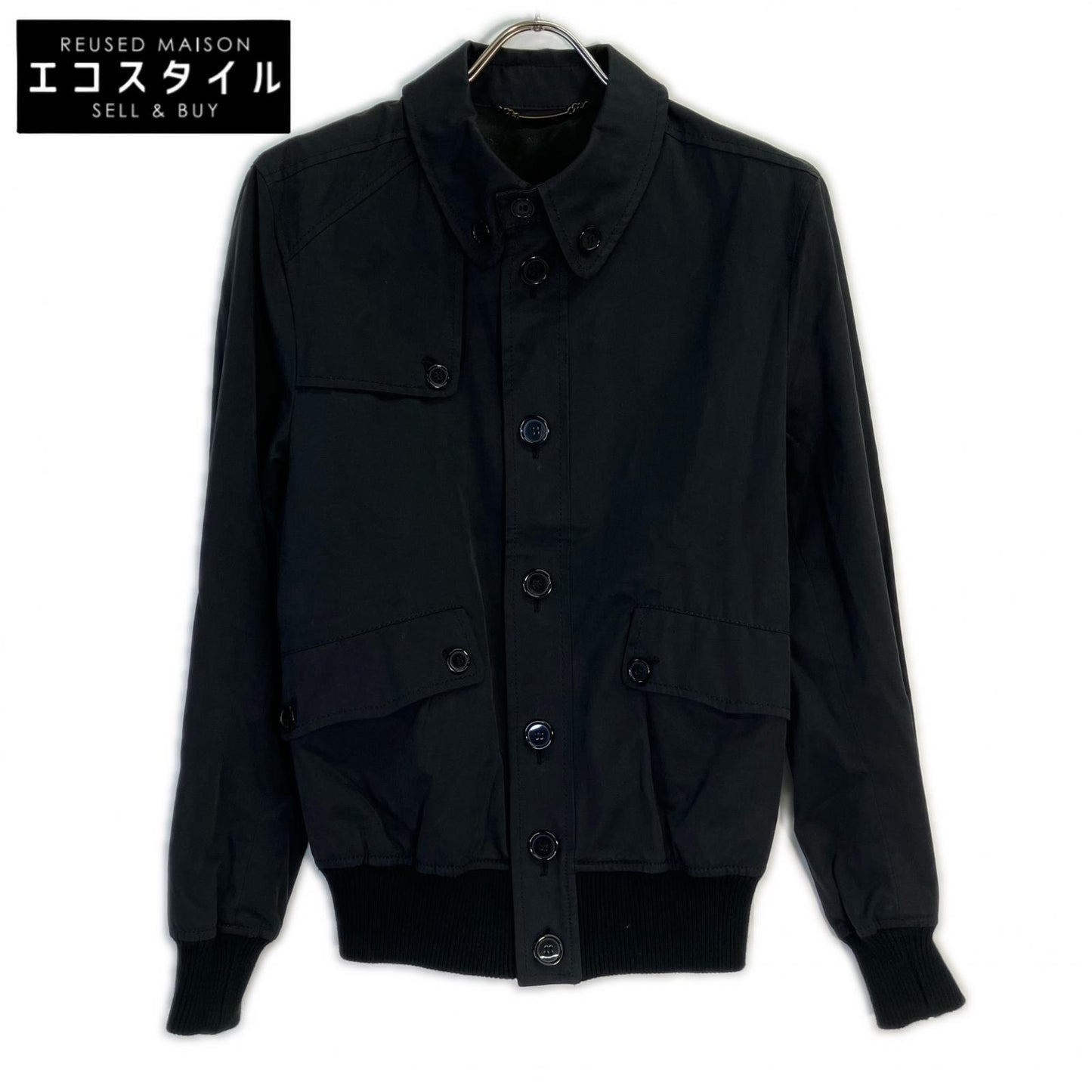 DOLCE&GABBANA DOLCE&GABBANA G9416T FU6EW Black Cotton Jacket