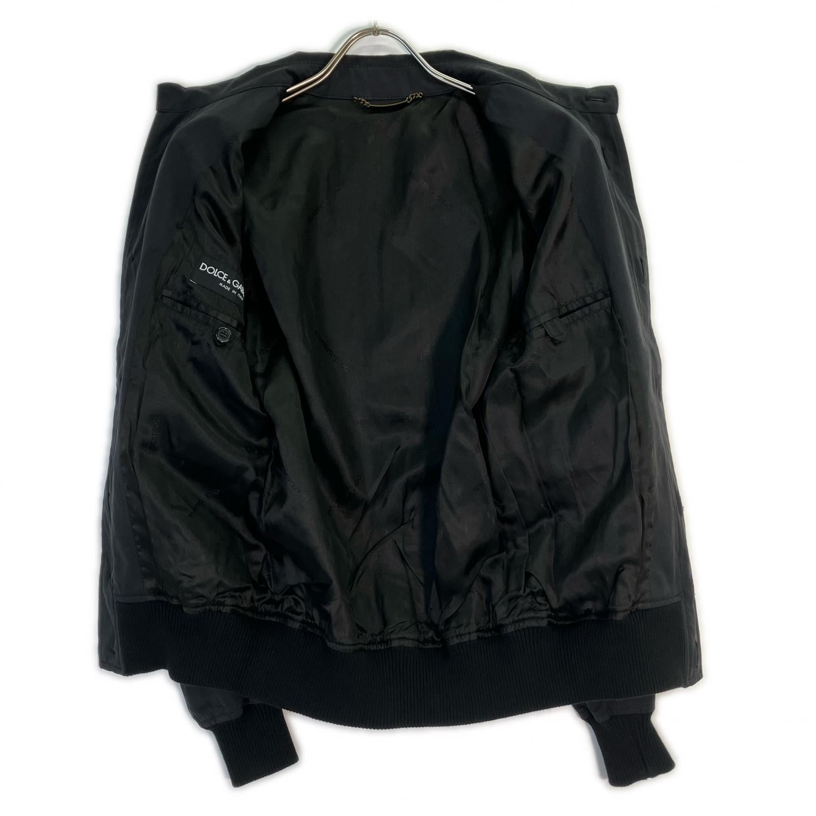 DOLCE&GABBANA DOLCE&GABBANA G9416T FU6EW Black Cotton Jacket