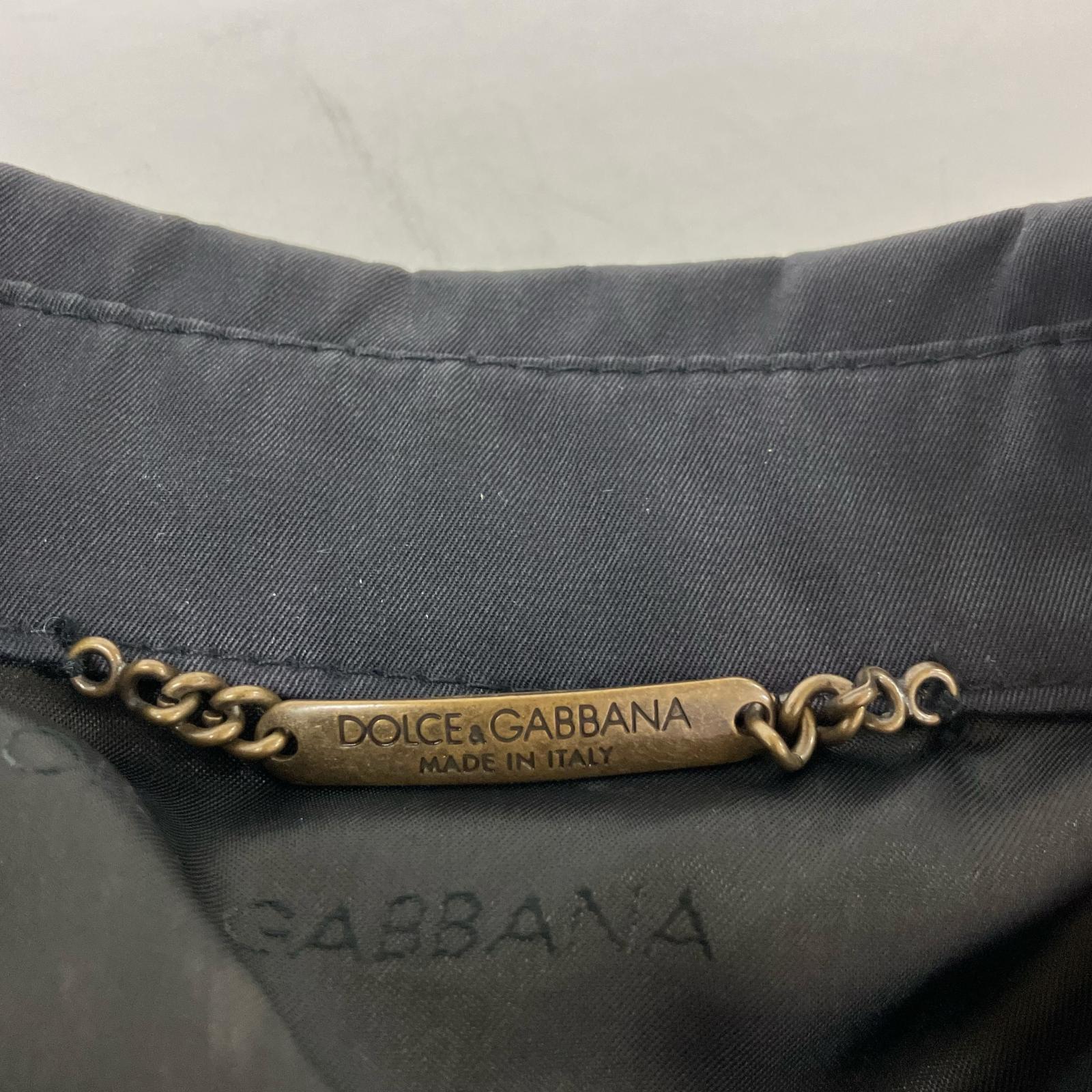 DOLCE&GABBANA DOLCE&GABBANA G9416T FU6EW Black Cotton Jacket