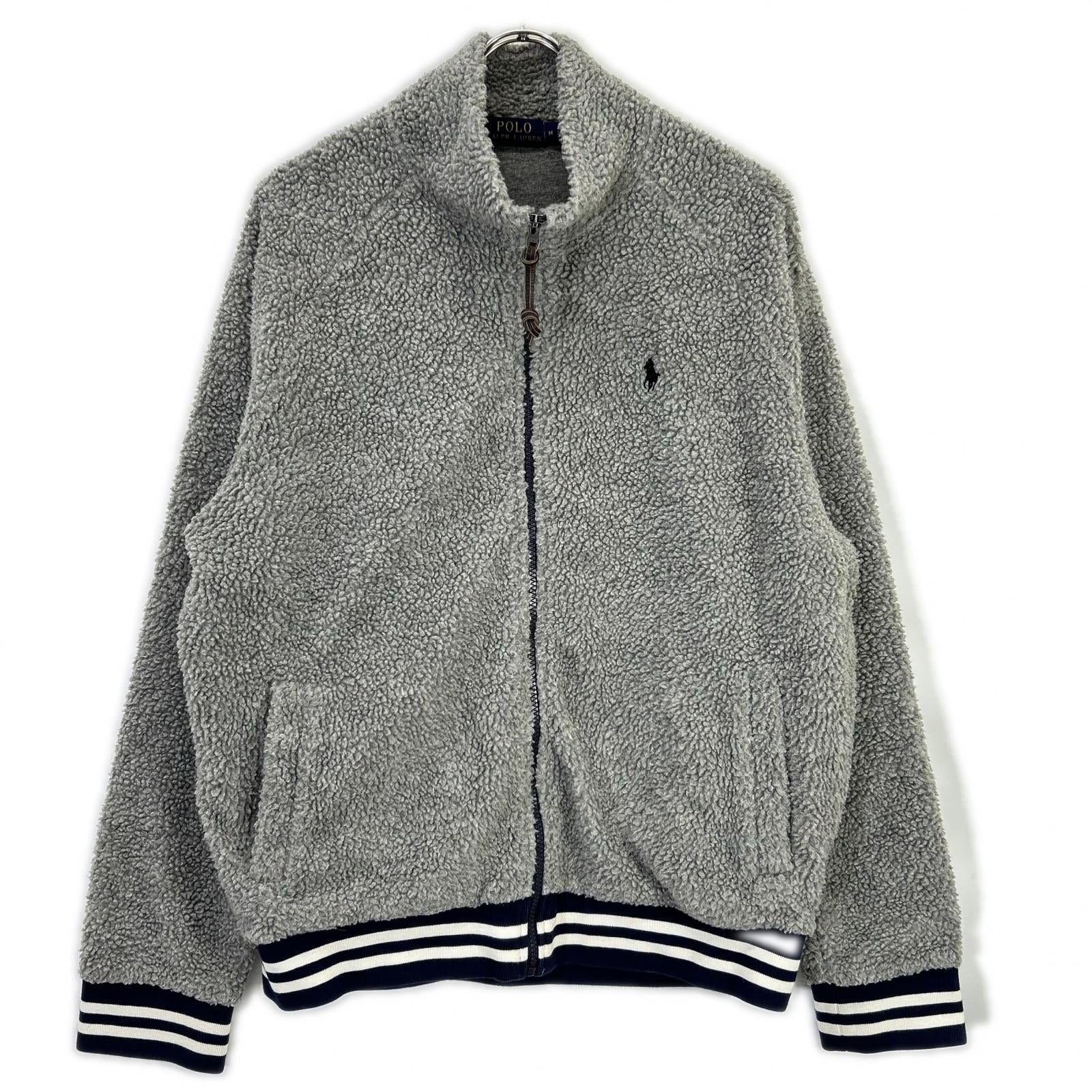 POLO RALPH LAUREN ポロ ラルフローレン グレー ボア フリース ジャケット ジャケット