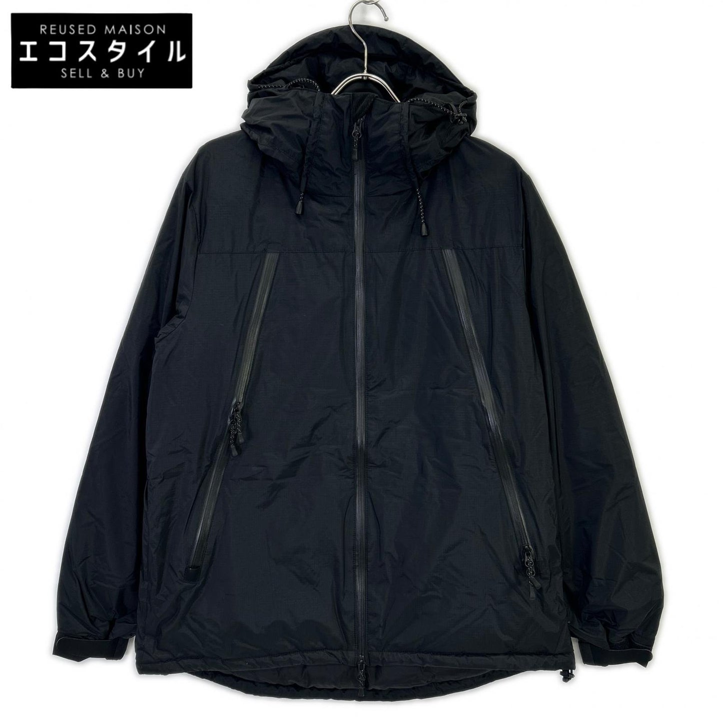 NANGA ナンガ UM47-17H001 UR別注 ﾌﾞﾗｯｸ AURORA 3layerﾀﾞｳﾝｼﾞｬｹｯﾄ ジャケット M