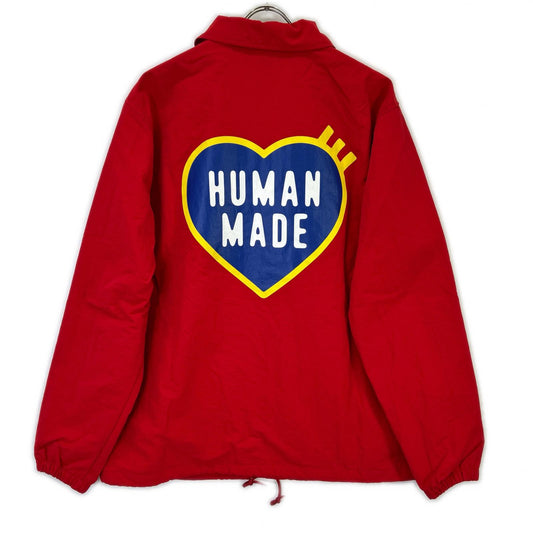 HUMAN MADE ヒューマンメイド レッド ロゴ コーチジャケット ジャケット