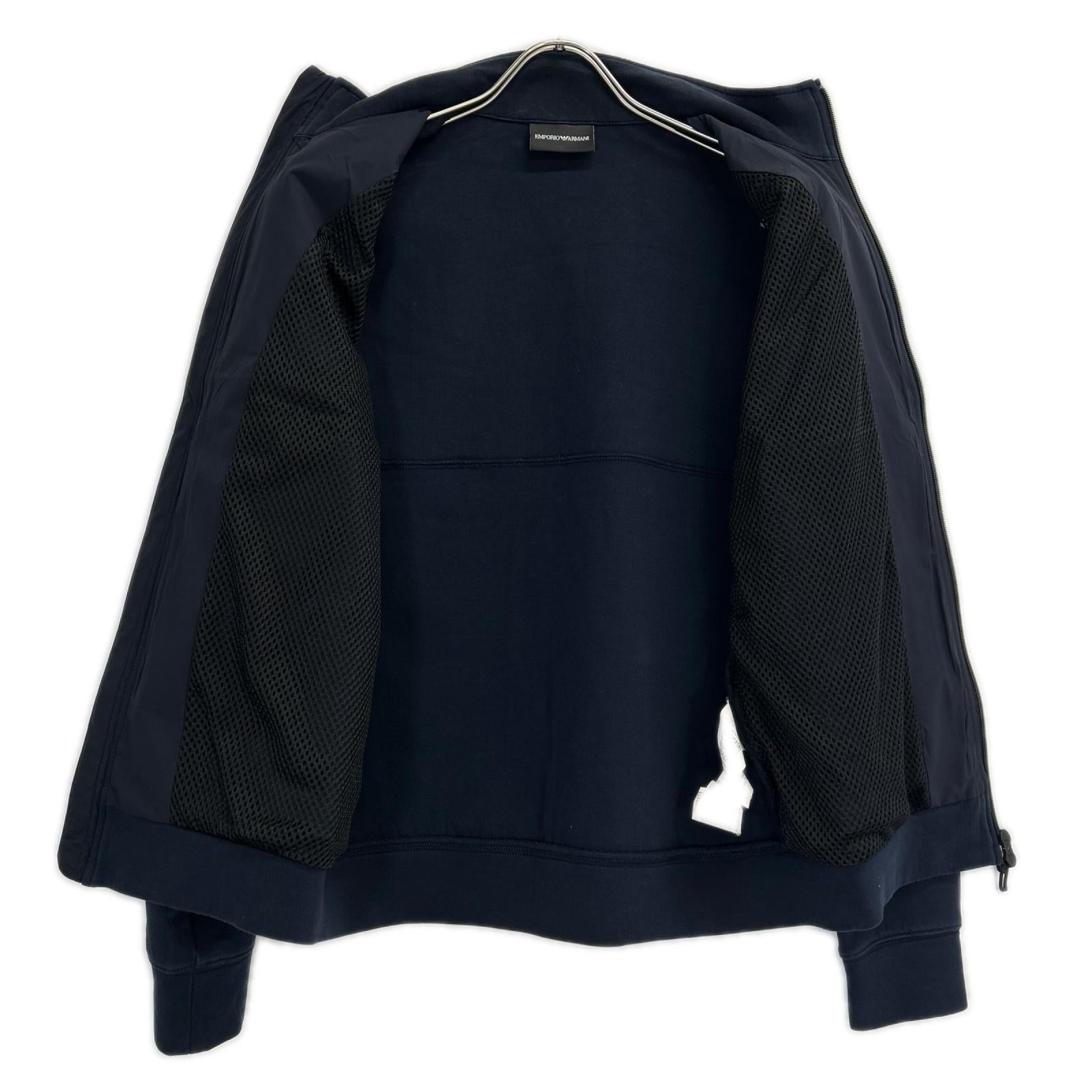 EMPORIOARMANI エンポリオアルマーニ 6G1BS2 1JHSZ ネイビー スタンドカラー ジップアップジャケット ジャケット