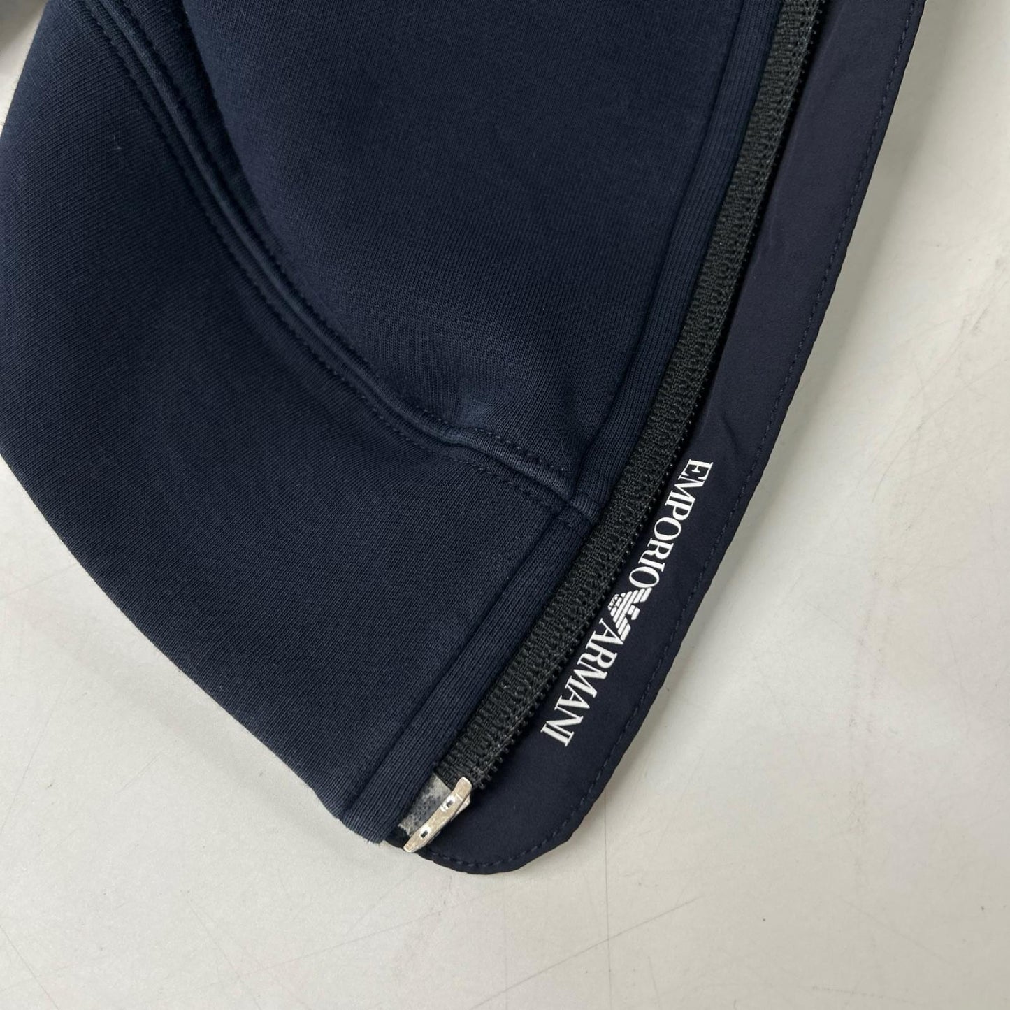 EMPORIOARMANI エンポリオアルマーニ 6G1BS2 1JHSZ ネイビー スタンドカラー ジップアップジャケット ジャケット