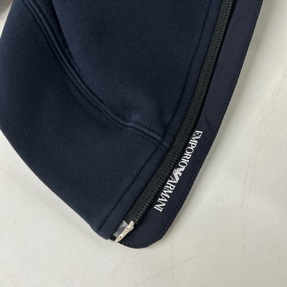 EMPORIOARMANI エンポリオアルマーニ 6G1BS2 1JHSZ ネイビー スタンドカラー ジップアップジャケット ジャケット