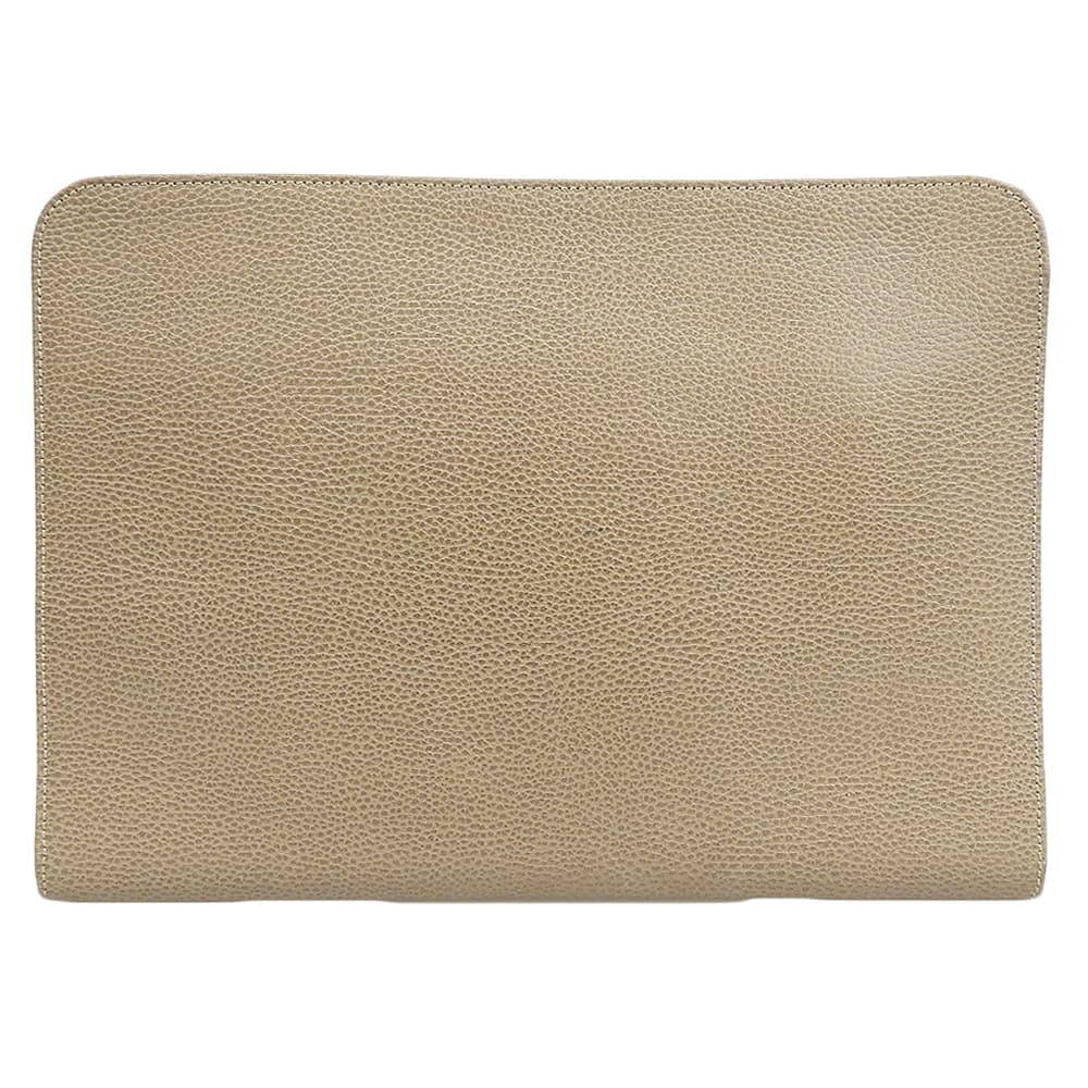 E.MARINELLA Marinella L-shaped zipper clutch bag, second bag, men's leather, brown