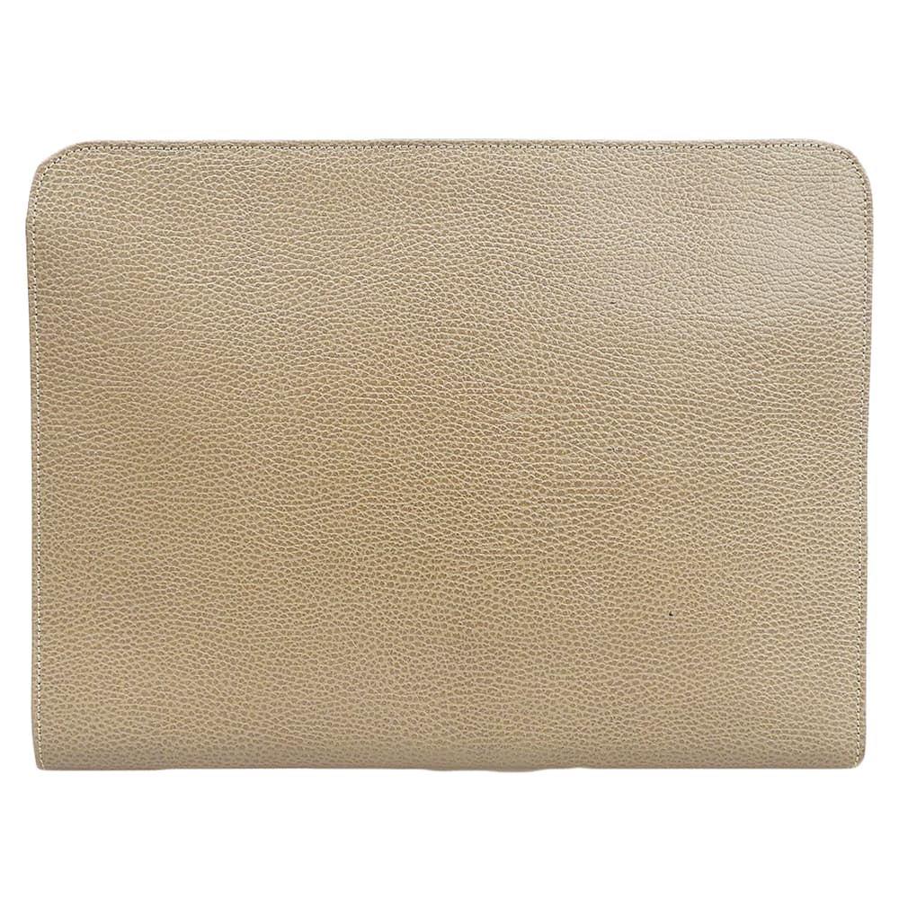 E.MARINELLA Marinella L-shaped zipper clutch bag, second bag, men's leather, brown