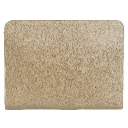 E.MARINELLA Marinella L-shaped zipper clutch bag, second bag, men's leather, brown