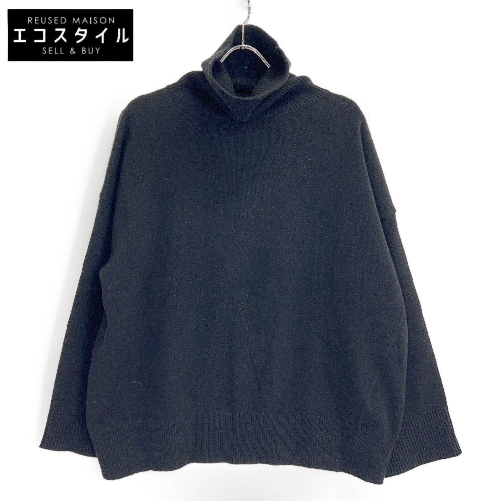 EVERY DAY I LIKE EVERYDAY I LIKE Black Aries Turtleneck Pullover Top F Ladies