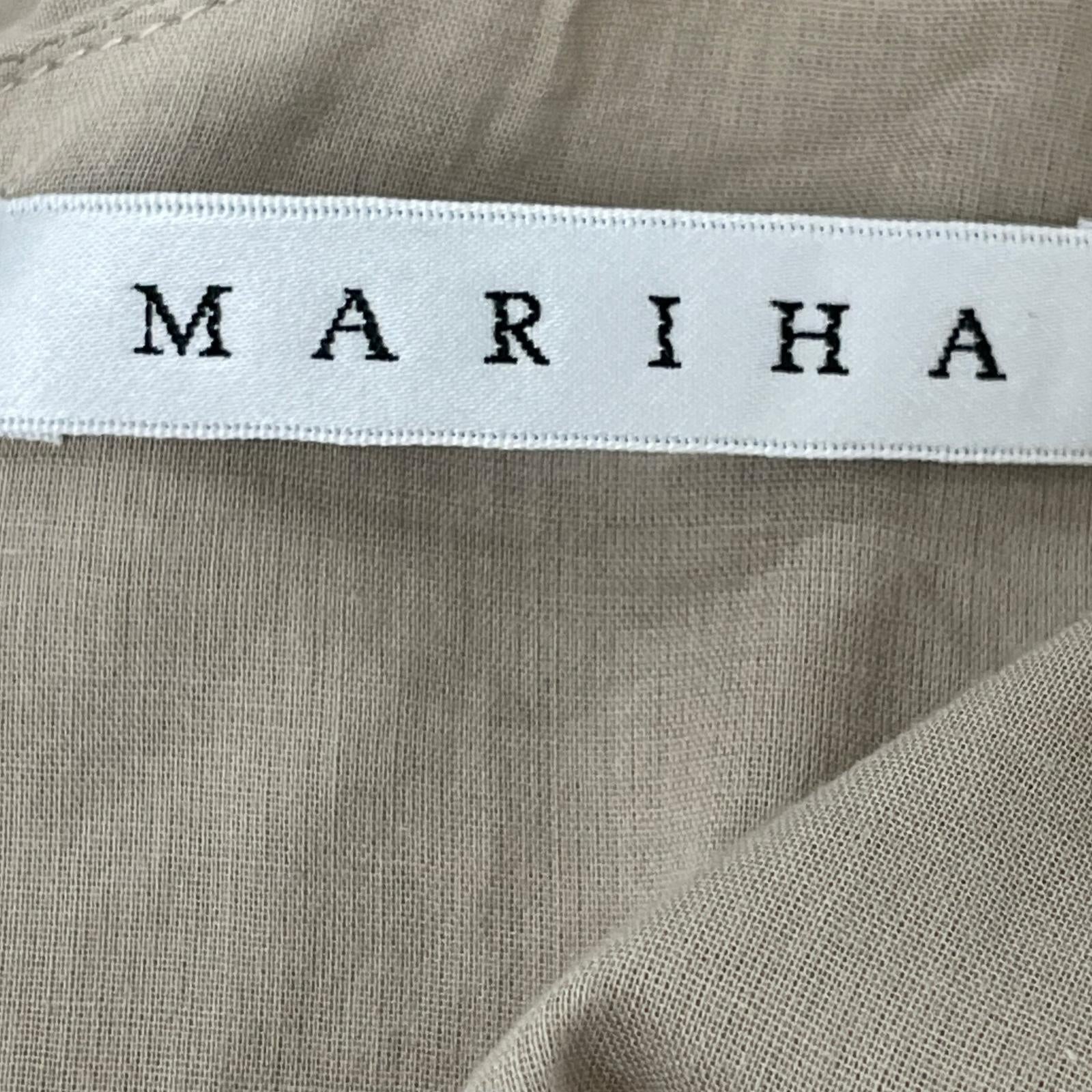 MARIHA マリハ ベージュ 夏の月影のドレス 半袖ワンピース ワンピース