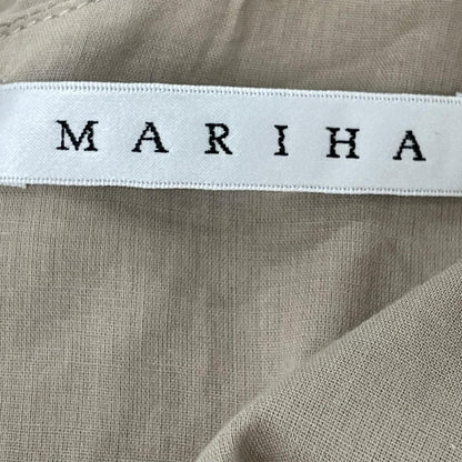 MARIHA マリハ ベージュ 夏の月影のドレス 半袖ワンピース ワンピース