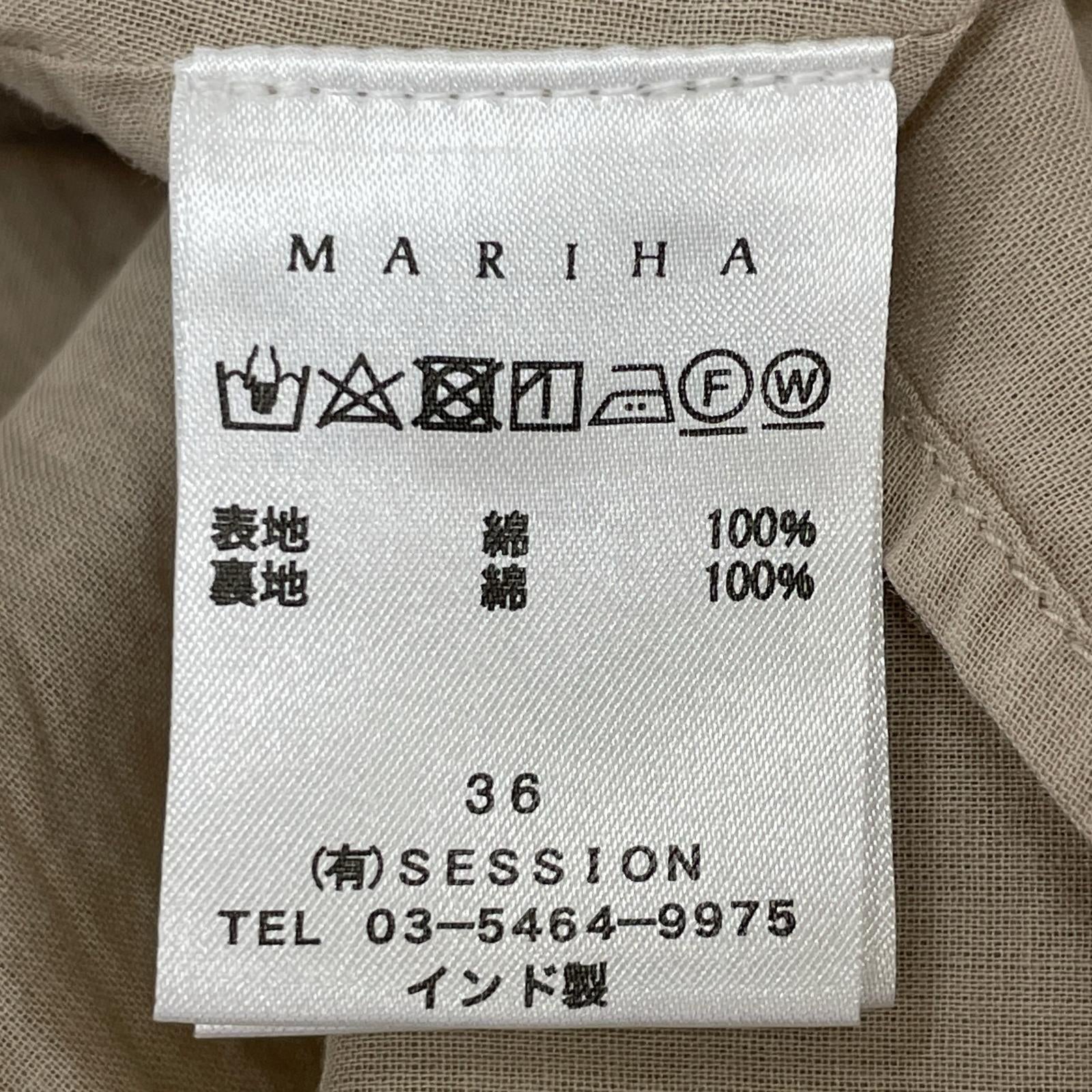 MARIHA マリハ ベージュ 夏の月影のドレス 半袖ワンピース ワンピース