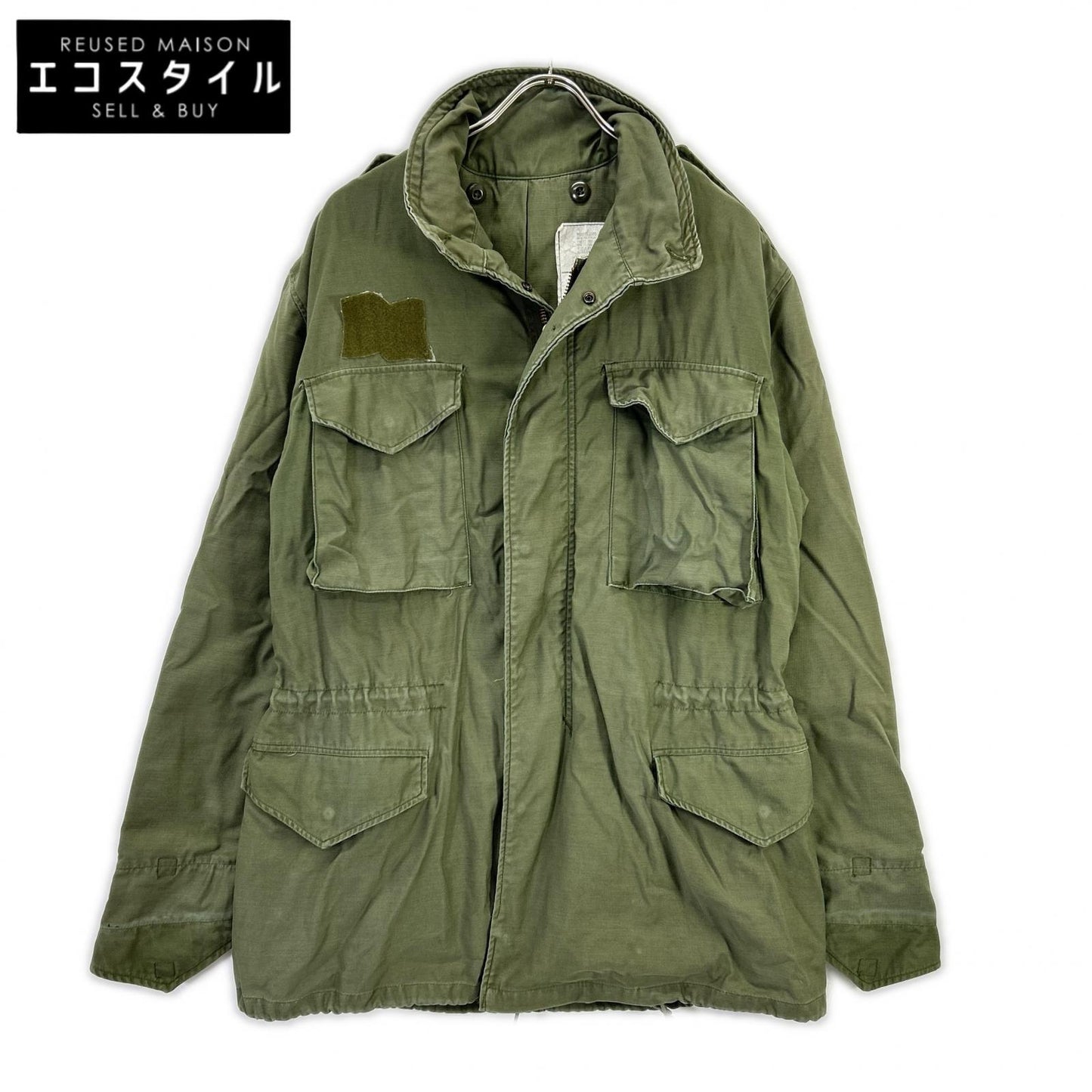 MILITARY 军事 卡其色 81年制 M-65 SCOVILL拉链 第三代野战夹克 夹克