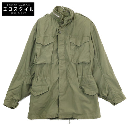 MILITARY ミリタリー カーキ 69年製 M-65 アルミジップ 袖マチ付 2ndフィールドジャケット ジャケット