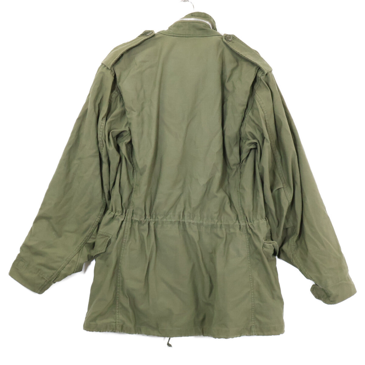 MILITARY ミリタリー カーキ 69年製 M-65 アルミジップ 袖マチ付 2nd