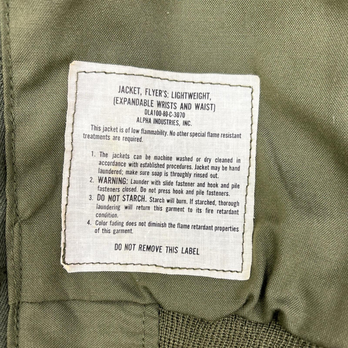 MILITARY ミリタリー Khaki 80s CVC Tanker Jacket with Mickey Patch Jacket
