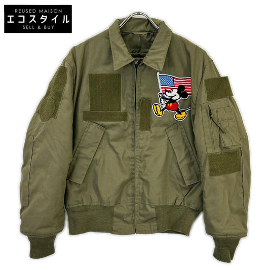 MILITARY ミリタリー カーキ 86年製 フラッグパッチ付き CVC タンカースジャケット ジャケット