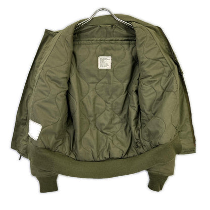 MILITARY ミリタリー カーキ 86年製 フラッグパッチ付き CVC タンカースジャケット ジャケット