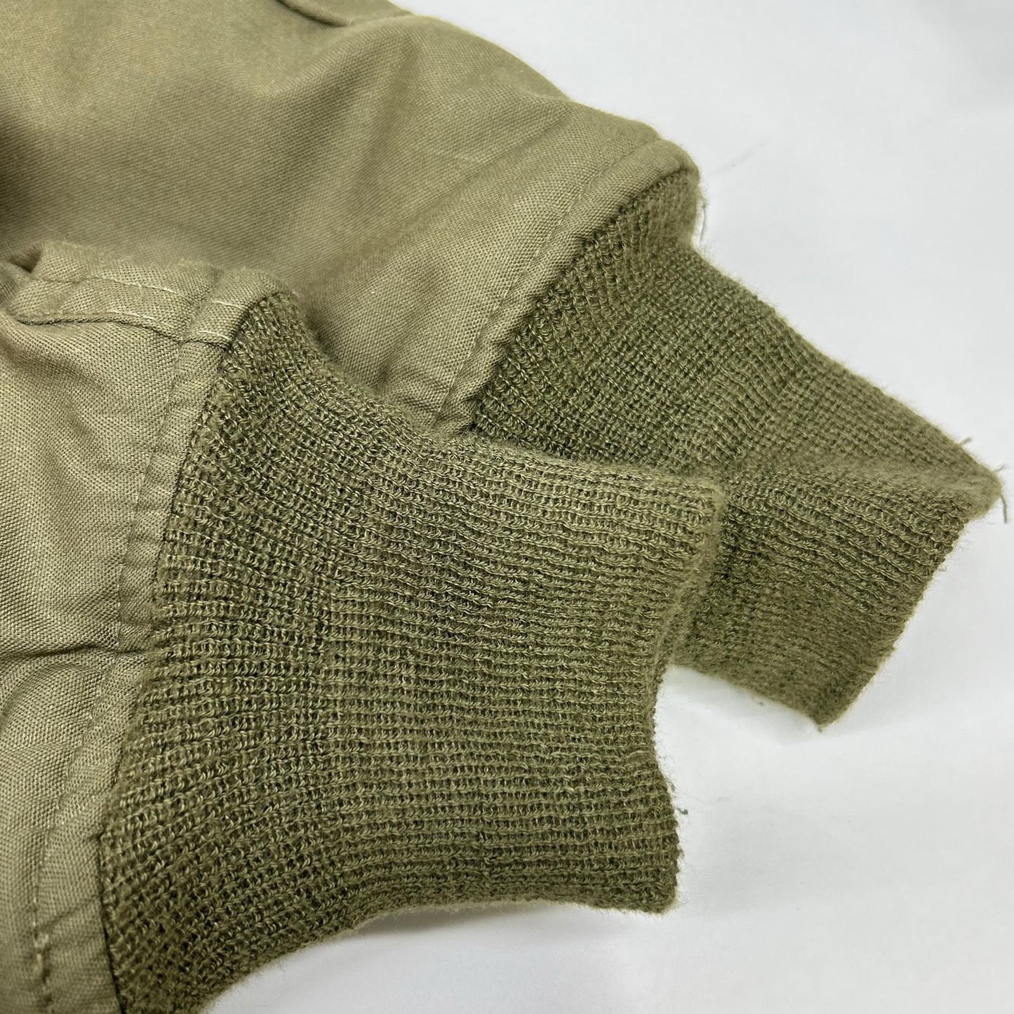 MILITARY ミリタリー カーキ 86年製 フラッグパッチ付き CVC タンカースジャケット ジャケット