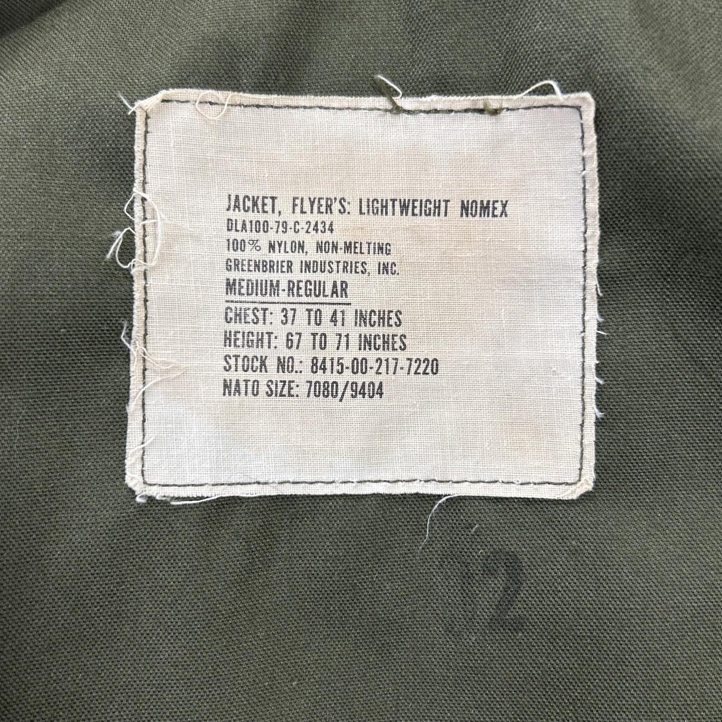 MILITARY 军绿色 浣熊毛定制 CVC直升机机组夹克 夹克