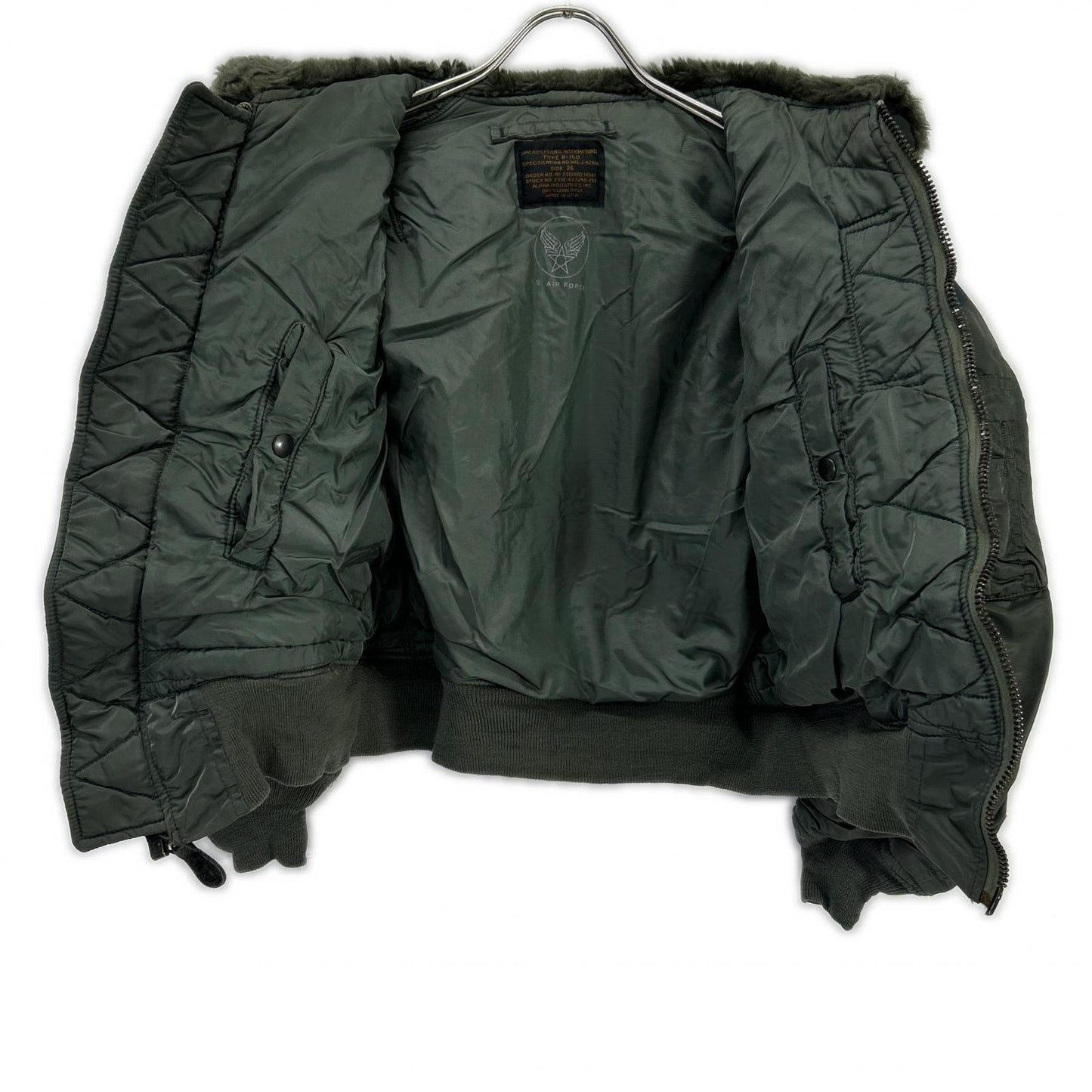ALPHA INDUSTRIES 阿尔法工业 卡其色 B-15D 50年代复刻 飞行夹克 夹克