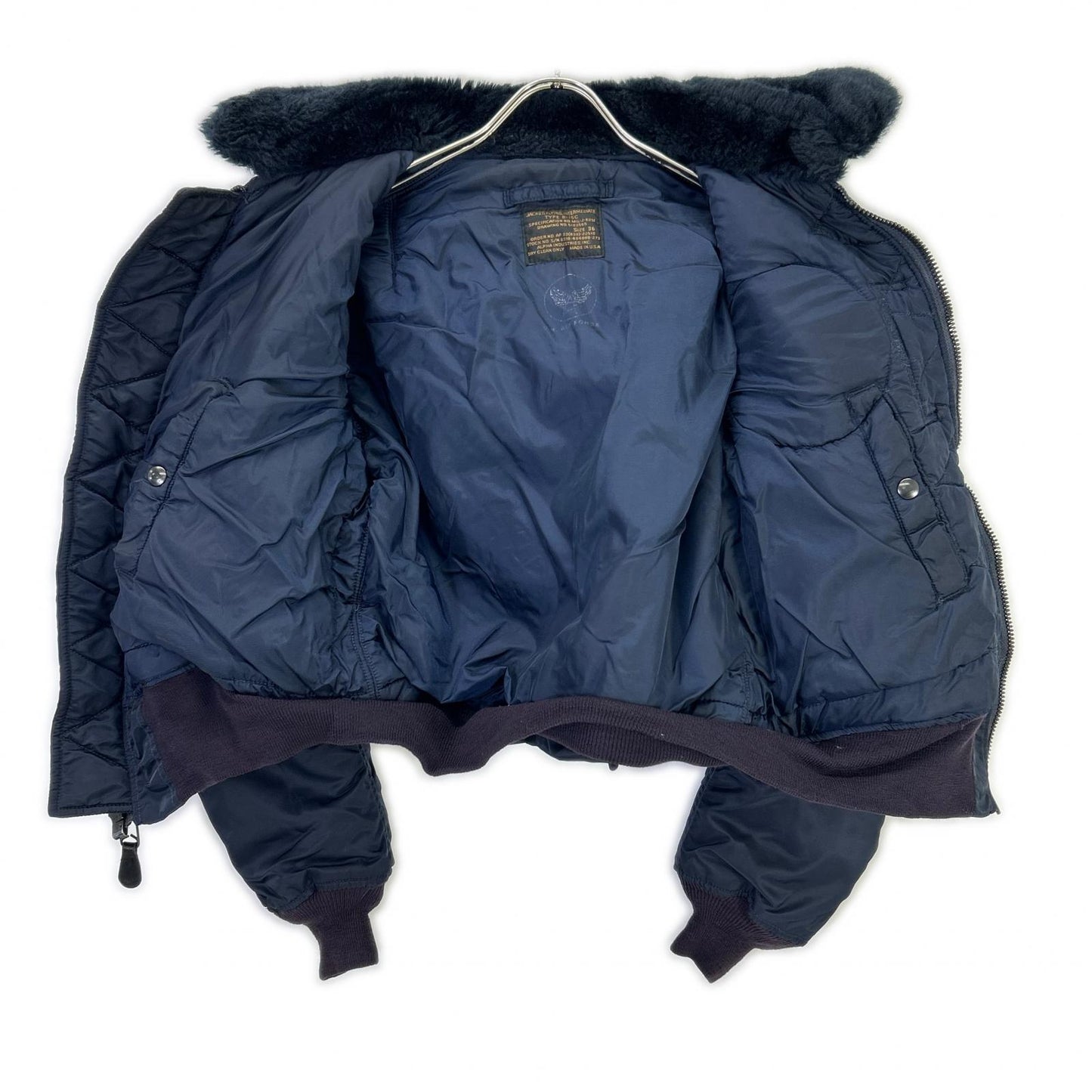 ALPHA INDUSTRIES アルファインダストリーズ ネイビー B-15D 50s復刻 フライトジャケット ジャケット