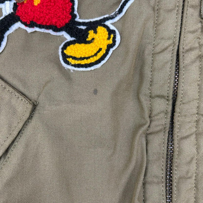MILITARY Military Khaki Fur-Customized CVC Helicrew Flight Jacket Jacket