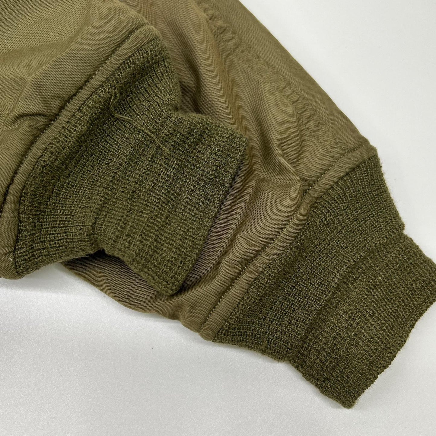 MILITARY Military Khaki Fur-Customized CVC Helicrew Flight Jacket Jacket