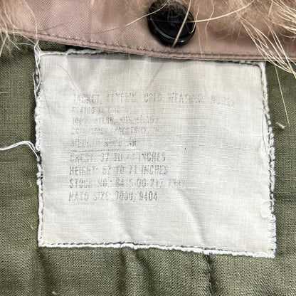 MILITARY Military Khaki Fur-Customized CVC Helicrew Flight Jacket Jacket
