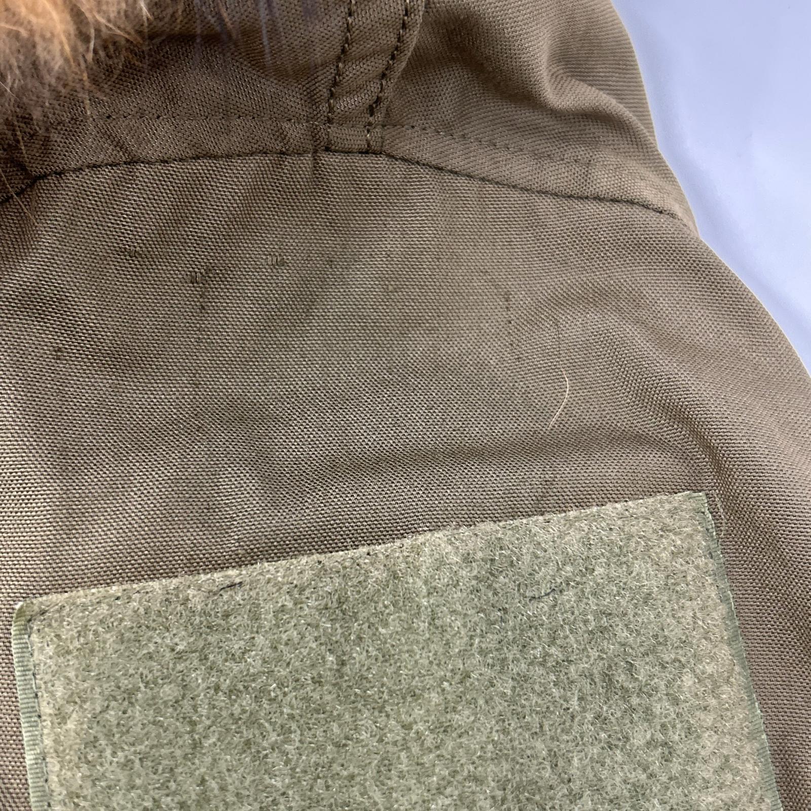 MILITARY Military Khaki Fur-Customized CVC Helicrew Flight Jacket Jacket