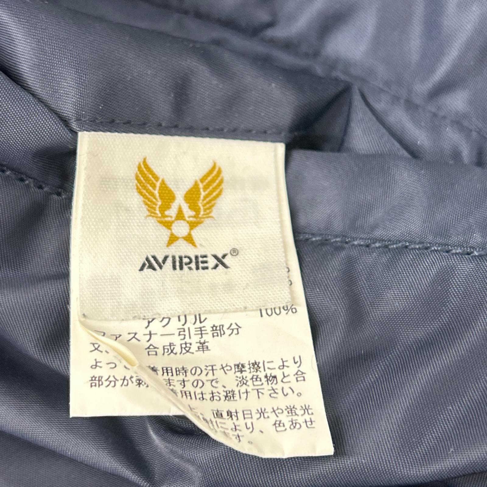 AVIREX アヴィレックス 6192139 ネイビー タイガー&マスタング MA-1フライトジャケット ジャケット