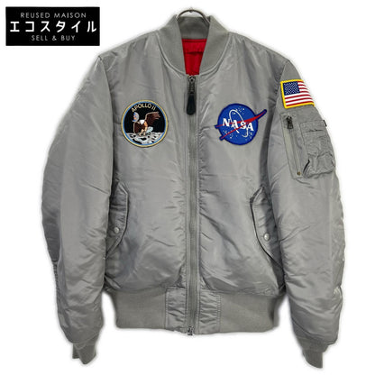 ALPHA INDUSTRIES 阿尔法工业 银色 阿波罗 MA-1 飞行夹克