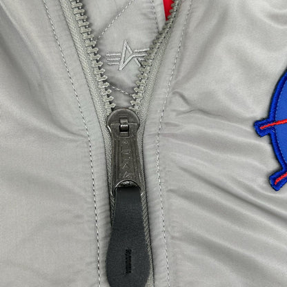 ALPHA INDUSTRIES 阿尔法工业 银色 阿波罗 MA-1 飞行夹克