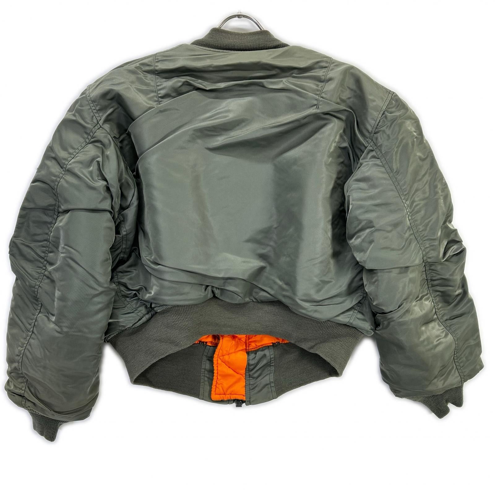 ALPHA INDUSTRIES 阿尔法工业 卡其色 MA-1 1968年复刻款 带徽章飞行夹克 夹克