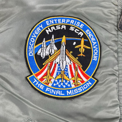 ALPHA INDUSTRIES 阿尔法工业 卡其色 MA-1 1968年复刻款 带徽章飞行夹克 夹克