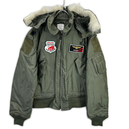 MILITARY ミリタリー カーキ CWU45-P フード付き フライトジャケット ジャケット