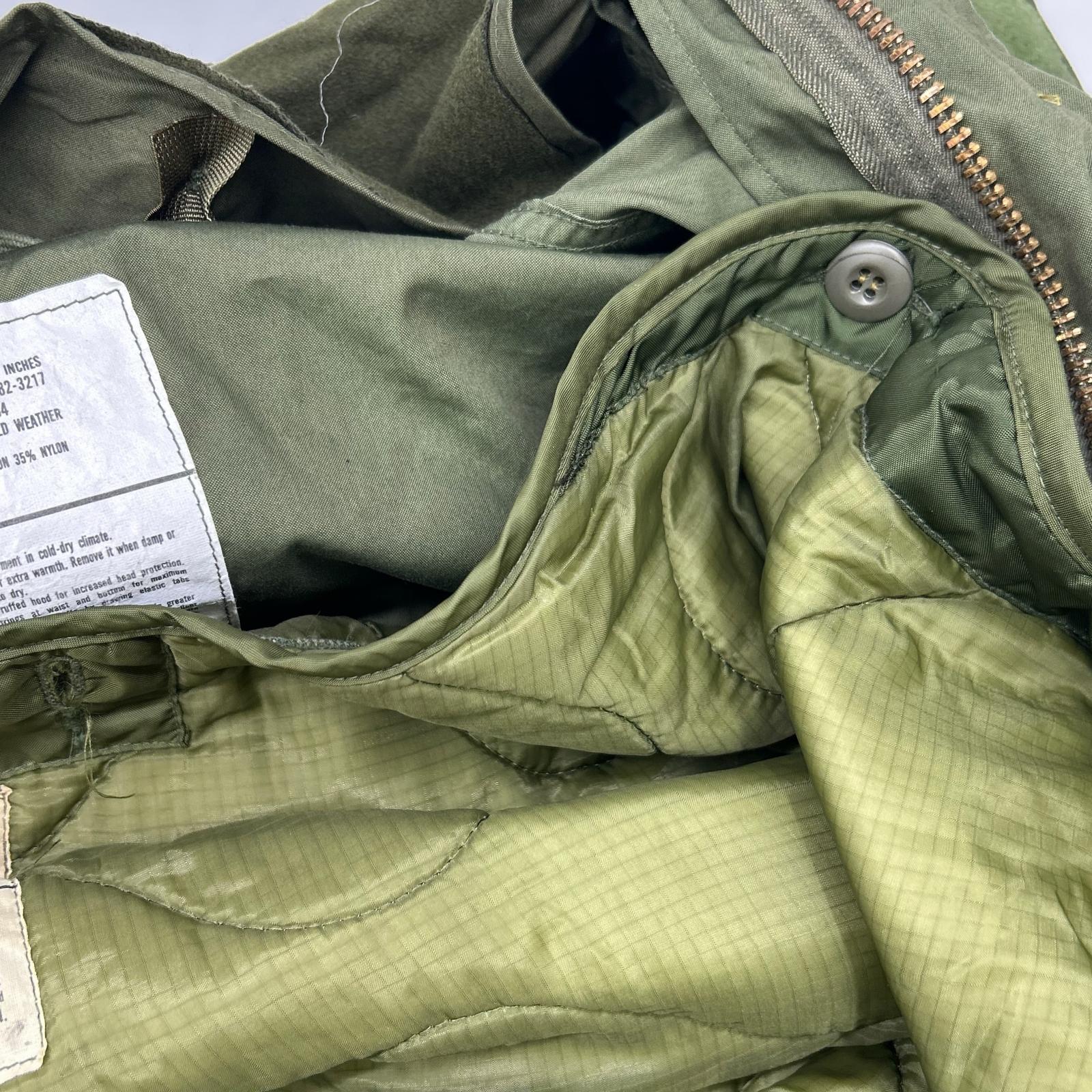MILITARY ミリタリー M65 83年製 フィッシュテールパーカー フルセット ジャケット