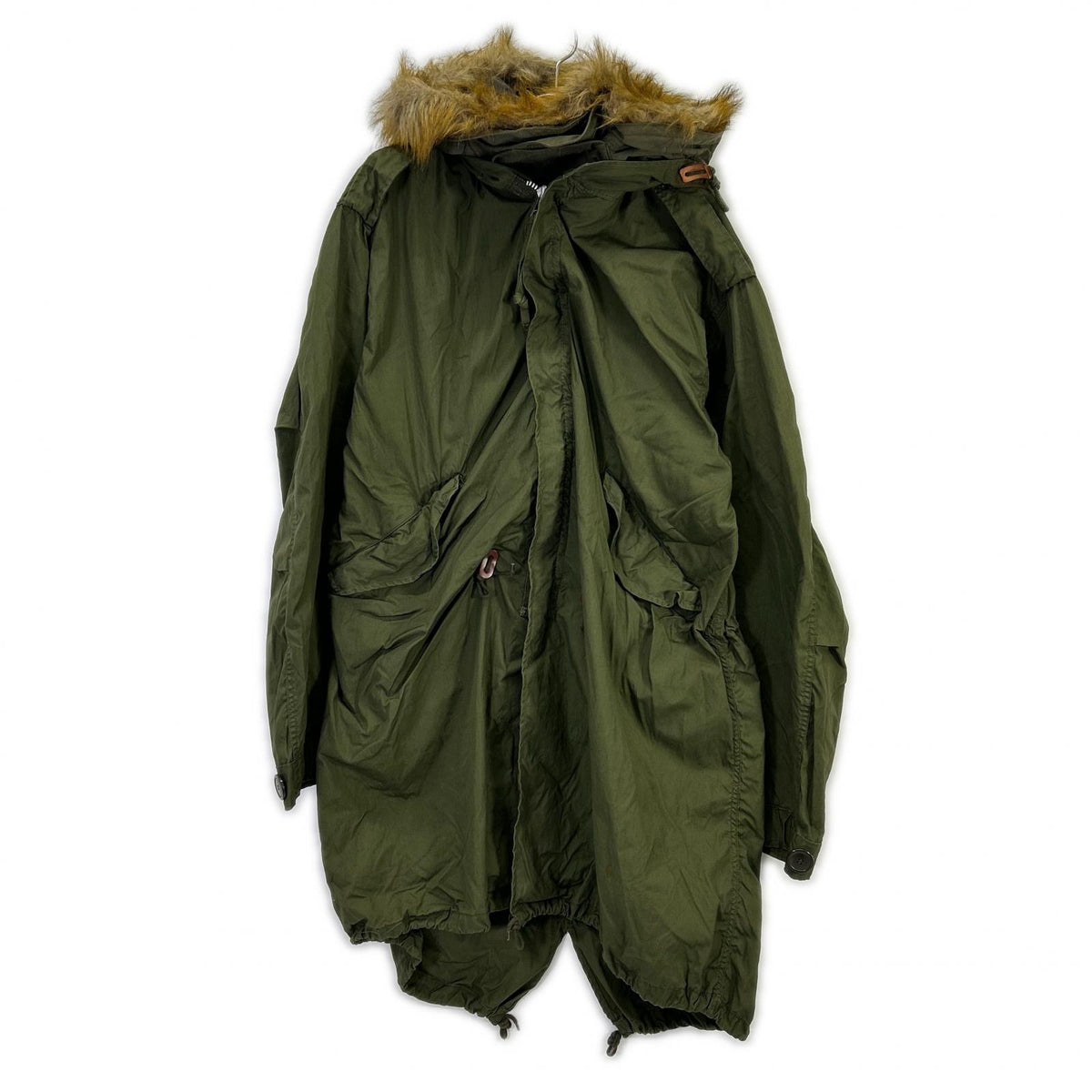 MILITARY Military Khaki 1950s M51 fishtail parka hood set Jacket
