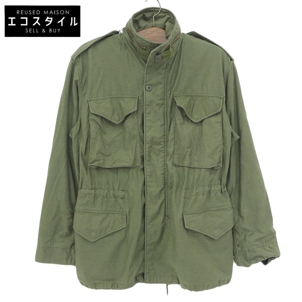 ALPHA INDUSTRIES アルファインダストリーズ M65 フィールド ジャケット フード付 メンズ カーキグリーン SMALL REGULAR USA製 ジャケット