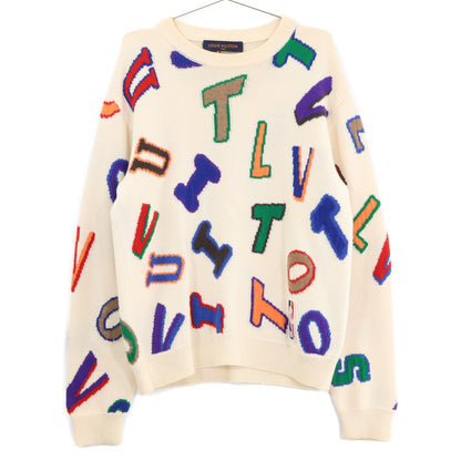 LOUIS VUITTON ルイヴィトン ｘNBA【国内正規】RM212M ZLL HLN10W コラボレター クルーネック ニットセーター トップス