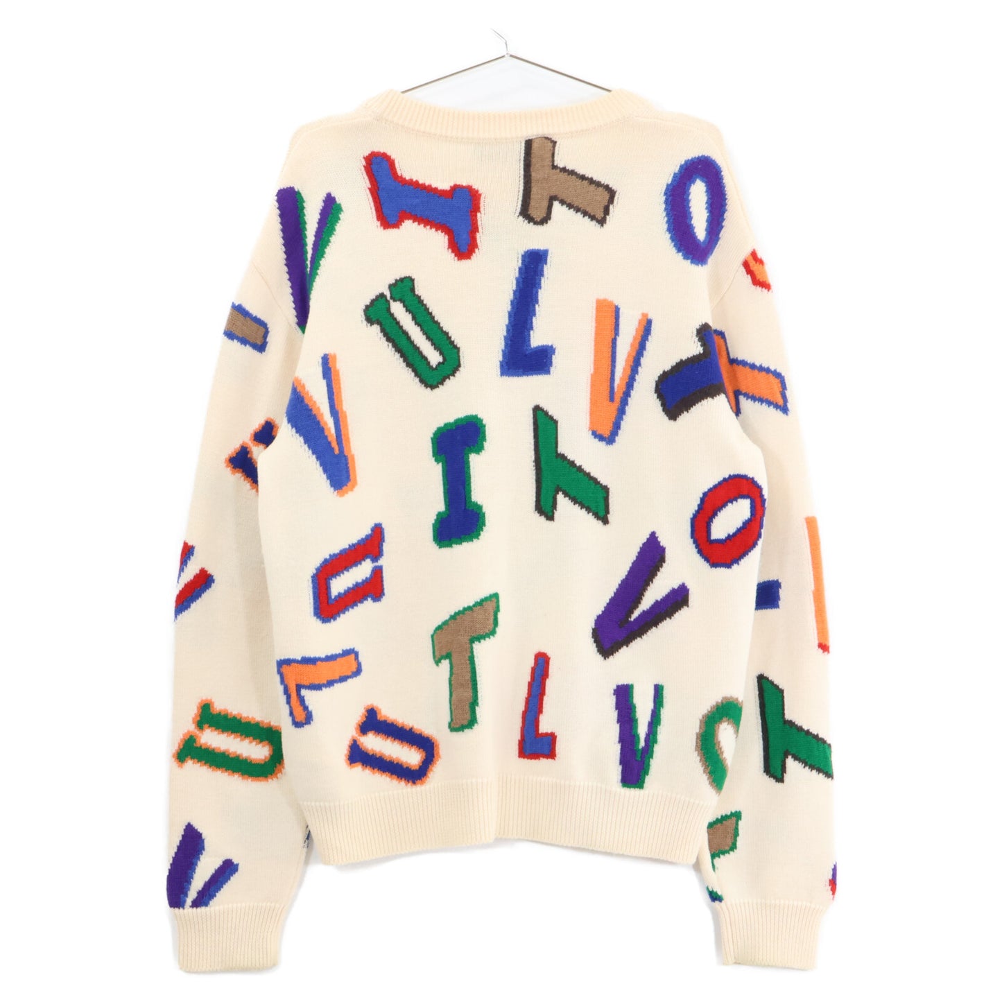 LOUIS VUITTON ルイヴィトン ｘNBA【国内正規】RM212M ZLL HLN10W コラボレター クルーネック ニットセーター トップス