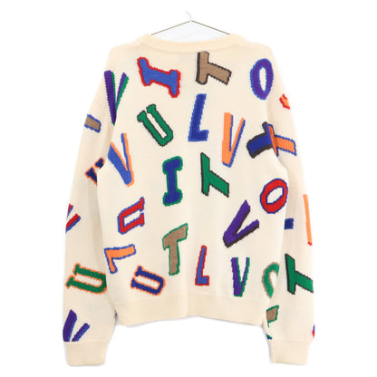 LOUIS VUITTON ルイヴィトン ｘNBA【国内正規】RM212M ZLL HLN10W コラボレター クルーネック ニットセーター トップス