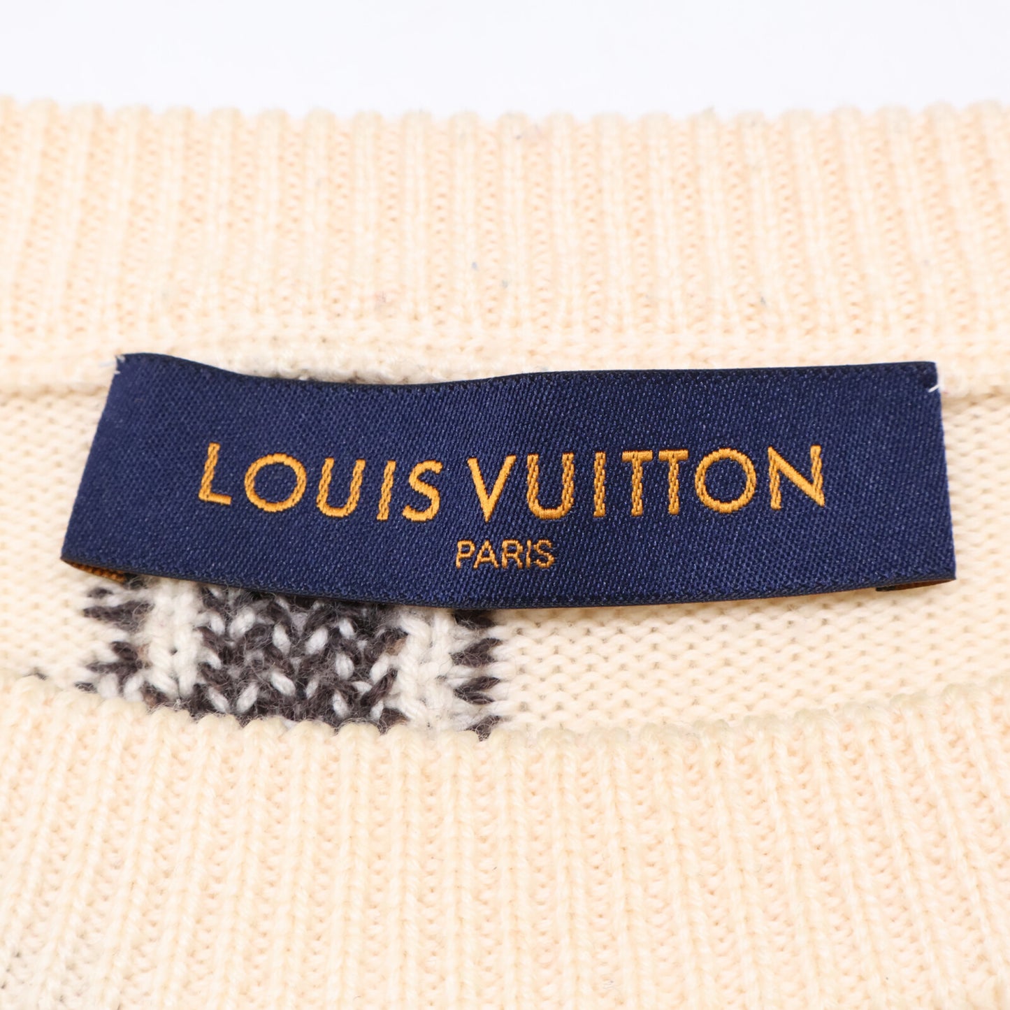 LOUIS VUITTON ルイヴィトン ｘNBA【国内正規】RM212M ZLL HLN10W コラボレター クルーネック ニットセーター トップス