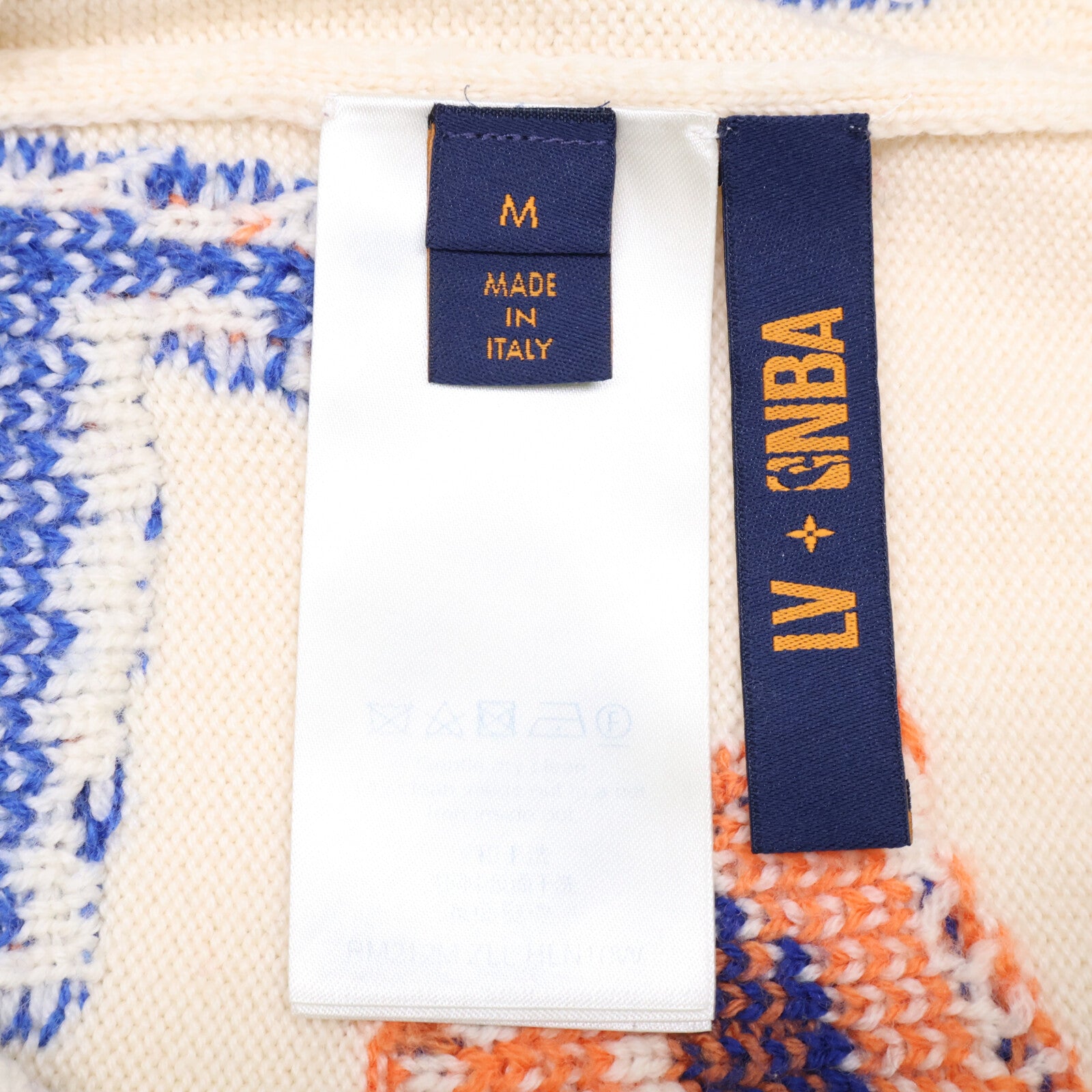 LOUIS VUITTON ルイヴィトン ｘNBA【国内正規】RM212M ZLL HLN10W コラボレター クルーネック ニットセーター トップス